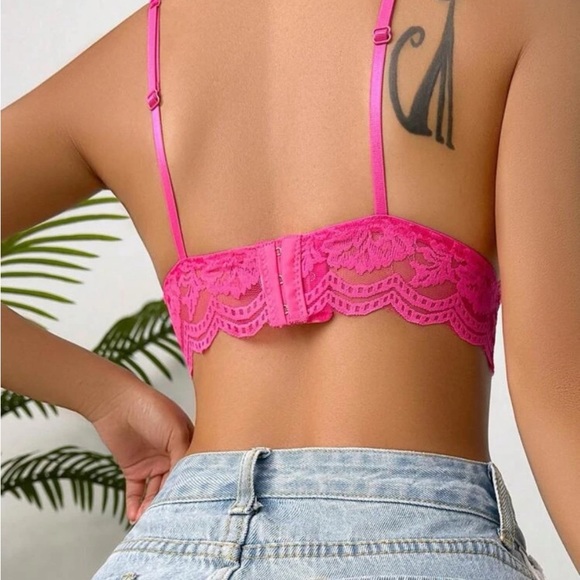 Hot Pink Bralette - Picture 2 of 5